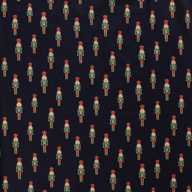 Cotton Poplin fabric Navy 