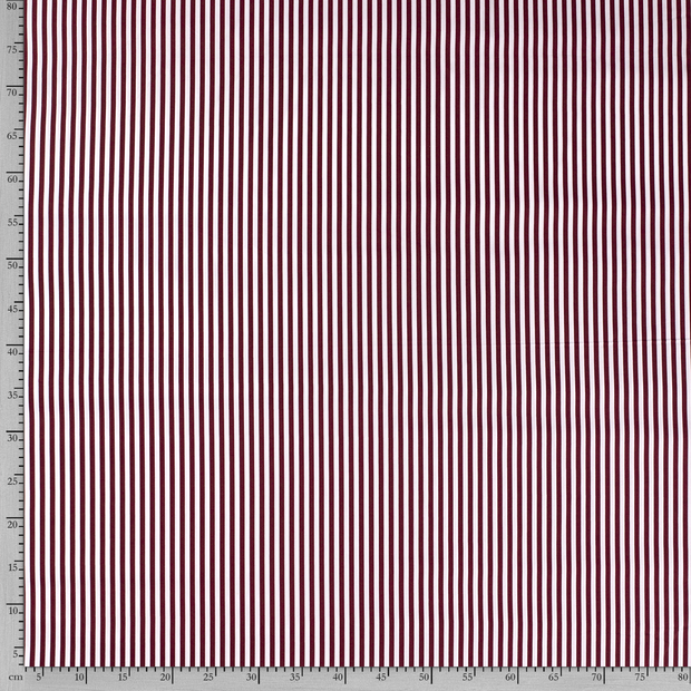 Cotton Poplin fabric Stripes printed 