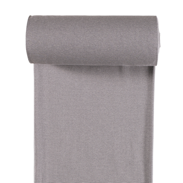 Cuff Material Yarn Dyed fabric Light Grey 
