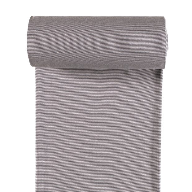 Bord Cote Fil Teint tissu Gris clair 