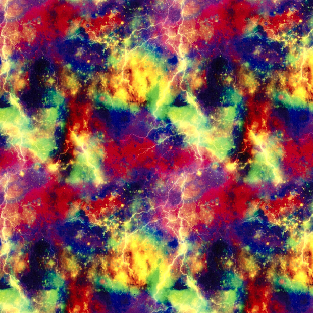 Polyester Jersey fabric Abstract Fuchsia