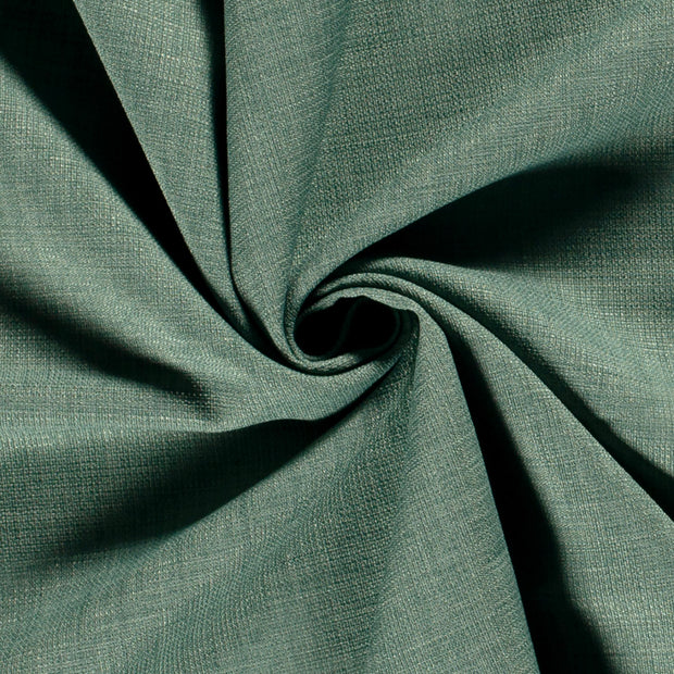 Linen Look fabric Unicolour Dark Mint