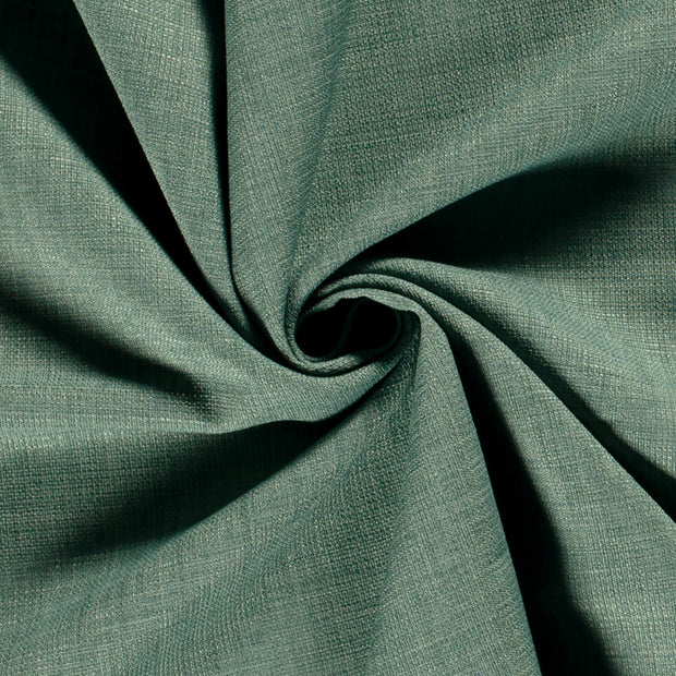 Aspect Lin tissu Unicolore Menthe foncée